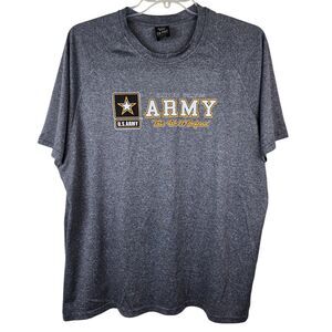 US Army This We'll Defend T-Shirt 2XL Gray Short Sleeve United States Military